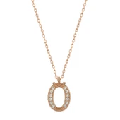 Gümüş Rose Ö Harfi Kadın Kolye thumbnail 1