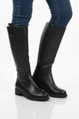 Ayakmod Siyah Cilt İçi Polarlı Fermuarlı Kadın Çizme 224578 Z thumbnail 1