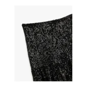 Astarlı Payetli Kloş Mini Etek Pullu thumbnail 6