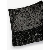 Astarlı Payetli Kloş Mini Etek Pullu thumbnail 1