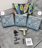 Merxas 720Lcd Profesyonel Masaj Tabancası Ekranlı Masaj Aleti 4 Başlıklı Kablosuz Masaj Tabancası thumbnail 4