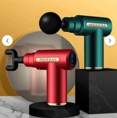 Merxas 720Lcd Profesyonel Masaj Tabancası Ekranlı Masaj Aleti 4 Başlıklı Kablosuz Masaj Tabancası thumbnail 6