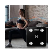 HZL Dijital Tartı, Yüksek Hassasiyetli Akıllı Elektronik Tartı, Vücut Ağırlığı Ölçer, Sağlık Takip ve Hedef Belirleme Özellikli Profesyonel Ev Tartısı thumbnail 2