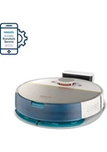 Philips HomeRun 7000 Serisi Aqua XU7000/02 Beyaz Gold Akıllı Robot Süpürge thumbnail 2