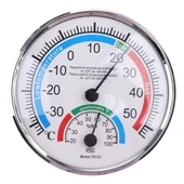 Sıcaklık ve nem Ölçer Termometre - Analog Ekran ( Bebek Odası Nem Ölçer - Termometre ) Masaüstü veya Duvara ASılabilir thumbnail 2