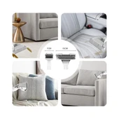 Portable Carpet Cleaner, Halı Koltuk Yıkama Makinesi, Güçlü Leke Çıkarıcı, Derinlemesine Temizlik ve Vakumlu Su Çekme Özellikli Profesyonel Temizlik Cihazı thumbnail 4