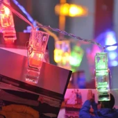 Greyder Gd972 Şerit Pilli Aydınlatma 2 Metre 10 Adet Rgb Mandal Led thumbnail 4