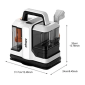 Portable Carpet Cleaner, Halı Koltuk Yıkama Makinesi, Güçlü Leke Çıkarıcı, Derinlemesine Temizlik ve Vakumlu Su Çekme Özellikli Profesyonel Temizlik Cihazı thumbnail 5