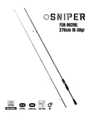 Fujin Sniper 270Cm 10-30Gr Bauer Airlight 4000 Spin Olta Takımı Seti thumbnail 2