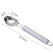 Krom Paslanmaz Çelik Dondurma Kaşığı Çelik Dondurma Alma Kaşığı thumbnail 5