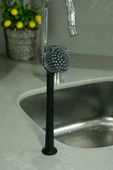 GenelTedarik Vantuzlu Mutfak Banyo Tezgah Üstü Silikon Bulaşık Yıkama Lavabo Temizleme Mutfak Tezgah Fırçası 2Lİ thumbnail 3