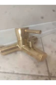 petra GOLD AÇ KAPA MİX BANYO BATARYASI PRİNÇ İÇ MALZEME thumbnail 3