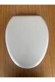 Mutlu Bergama serisi beyaz melamin klozet kapak seti, şık ve dayanıklı tasarım thumbnail 2