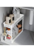 GenelTedarik ÇOK AMAÇLI RAF ORGANİZER 2 KATLI BANYO MUTFAK TAKI TOKA thumbnail 1
