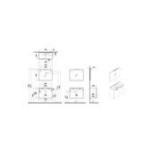 Ardea 67113 Banyo Dolabı Seti Kapaklı, 80 cm, Parlak Beyaz thumbnail 7