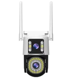 32 Gb Hafıza Kartlı 4mp Yoosee Çift Lens Ip Kamera - Wıfı Otomatik İzleme, Su Geçirmez Kablosuz Güvenlik Ev Kamerası, Renkli Gece Görüş thumbnail 2