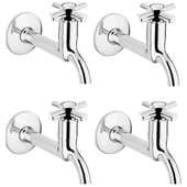 4lü Artı Aç Kapa 4 Kollu Krom Çevirveli Musluk Duvardan Tek Girişli thumbnail 1