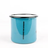 FreeCamp Campers Emaye Mug 350ml-MAVİ thumbnail 3