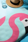 Dijital Baskı Plaj Deniz Havlusu Flamingo Desenli Peştamal HVL0212 RENKLİ 80 X 160 thumbnail 2