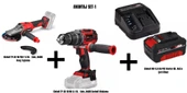Einhell Avantaj Set-1 (Einhell TP-AG 18/125 F Li BL Akülü Avuç Taşlama+Einhell TP-CD 18/60 Li-i BL Akülü Darbeli Vidalama+Einhell 18V 4,0 Ah PXC Starter Kit, Akü & Şarj Cihazı thumbnail 4