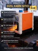 2000W-5000W 3.5 Litre Tank Webasto Tip 5Kw Çanta Tipi Dizel Isıtıcı 12/21V Kamp Sobası thumbnail 2