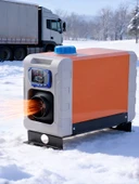 2000W-5000W 3.5 Litre Tank Webasto Tip 5Kw Çanta Tipi Dizel Isıtıcı 12/21V Kamp Sobası thumbnail 4
