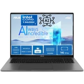 Vivobook S16 S3607VA Intel Core I7 13620H 24GB 1 Tb Freedos 16" 144Hz Wuxga Yapay Zeka Destekli Taşınabilir Bilgisayar RP012 thumbnail 1