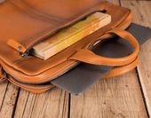 Soriel Deri İş Çantası / Dizüstü Bilgisayar Çantası 16"-TABA thumbnail 3