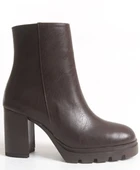 Feles Kalın Topuklu Oval Burun Kadın Bot thumbnail 7