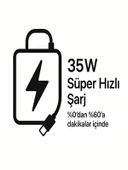 10000mAh LCD Dijital Göstergeli 35W Hızlı Şarjlı Powerbank - 56cm Type-C Kablolu thumbnail 4