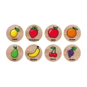 Redka Ahşap Hafıza Oyunu Meyveler - Redka Memory Game - Görsel Hafıza Oyunu Eşleştirme Oyunu thumbnail 3