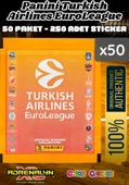 Turkish Airlines Euroleague Çıkartma Paketi (50 Paket) - Basketbol EuroLeague Sticker Çıkarmaları Panini Basketbol thumbnail 1