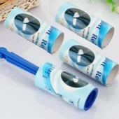 4 Yedekli 240 Yaprak Tüy ve Toz Toplama Rulosu thumbnail 1