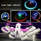 Atomizing Style Uzaktan Kumandalı Akrobatik Araba Yeşil - Işıklı Buharlı Araba - Akrobasi Arabası thumbnail 3