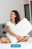 Viscoshy Rivanto Uzun Klasik Premium Gelişmiş Ergonomik Ortopedik Visko, Lüks, Visco Yastık thumbnail 7