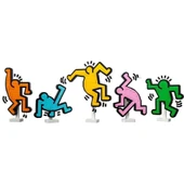 Art Keith Haring – Dans Eden Figürler 31216 thumbnail 1