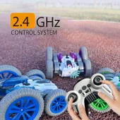 Atomizing Style Uzaktan Kumandalı Akrobatik Araba Yeşil - Işıklı Buharlı Araba - Akrobasi Arabası thumbnail 4