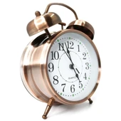 Büyük Boy Metal Bakır Çalar Saat thumbnail 1