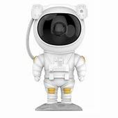 Uzaktan Kumandalı Ve Zamanlayıcılı Farklı Renk Işık Modlu Astronot Projektör Gece Lambası thumbnail 2