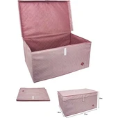 Çok Amaçlı Düzenleyici Kutu Organizer Cırt Cırtlı Hurç Mega Plus Boy 40cm X 30cm X 70cm (5 Adet) thumbnail 3