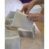 Bavul İçi Organizer Seti - Yatak Odası Organizer Set - Makyaj Organizer Mini Hurçlar (6 Parça) thumbnail 4