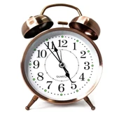 Büyük Boy Metal Bakır Çalar Saat thumbnail 2