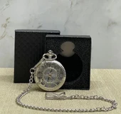 Özel Kutulu Rakamlı Gümüş Köstekli Saat Alk4662 thumbnail 1