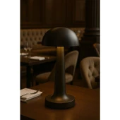 Cata 3 Işık Renkli Şarjlı Dim Edilebilir Masa Lambası Siyah Kasa Ct-8428. thumbnail 3