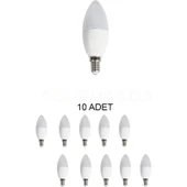 Cata CT-4083 LED Buji Ampul 8W Günışığı (Sarı)- 10'lu Paket thumbnail 1