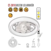 Cata CT-3010 Meltem 70W Ledli Tavan Vantilatörü Kumandalı thumbnail 2