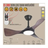 Vanti Cata CT-3002 Bern Ledli Tavan Vantilatörü thumbnail 1