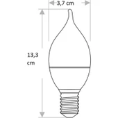 Cata CT-4080 7W/3200K LED Kıvrık Buji Ampul (GÜNIŞIĞI-12ADET) Cata thumbnail 2