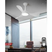 Cata CT-3000 CENEVRE LEDLİ TAVAN VANTİLATÖRÜ BEYAZ thumbnail 2