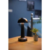 Cata 3 Işık Renkli Şarjlı Dim Edilebilir Masa Lambası Siyah Kasa Ct-8428. thumbnail 4